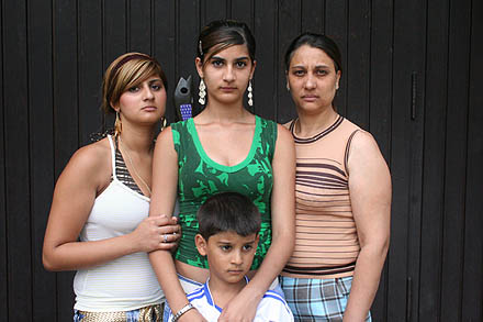 Familie Idic - ohne den abgeschobenen Vater und die kranke 11-jährige Vesna
