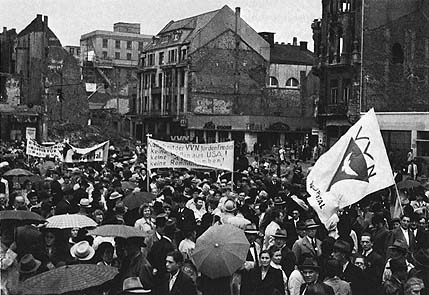 VVN-Demonstration in Düsseldorf 1950