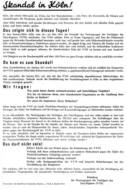 Flugblatt 1963