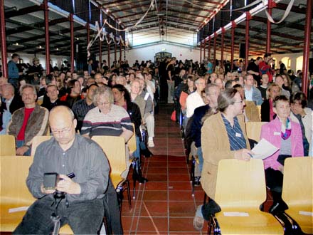 Im Saal der alten Ravensberger Spinnerei