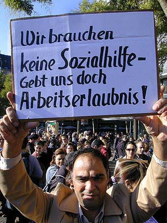 Bleiberecht-Demo des Rom e.V. in Köln