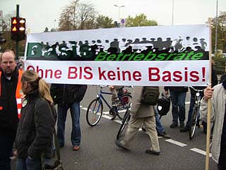 Basisbetriebsr�te bei der Montagsdemo