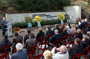 Wenzelnberg Gedenkfeier am Mahnmal