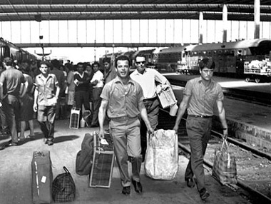 Ankunft 1955 in Mnchen