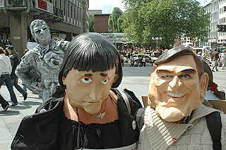 Merkel und Schröder